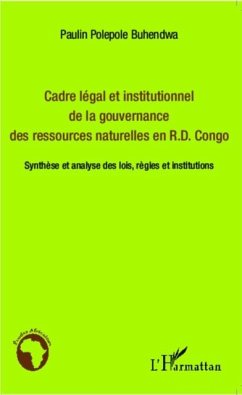 Cadre legal et institutionnel de la gouvernance des ressourc (eBook, PDF)