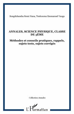 Annales sciences physiques classe de 3e (eBook, ePUB) Annales sciences physiques classe de 3e (eBook, ePUB)