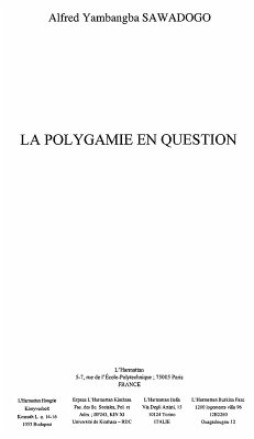 Polygamie en question (eBook, ePUB) - Sawadogo A. Y.
