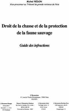 Droit de la chasse et de la protection d (eBook, ePUB) Droit de la chasse et de la protection d (eBook, ePUB)