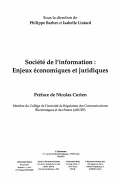 Societes de l'information enjeux economi (eBook, ePUB)