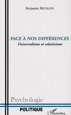 Face a nos differences universalisme et (eBook, ePUB)