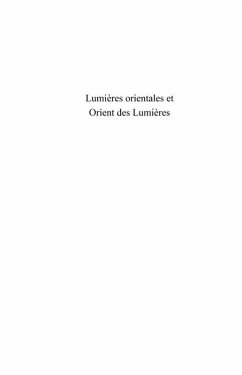 Cover Lumieres orientales et Orient des Lumieres (eBook, ePUB)