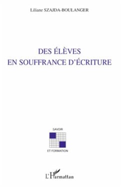 Cover Des eleves en souffrance d'ecriture (eBook, ePUB)
