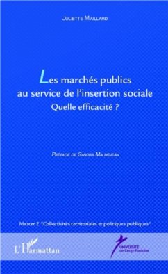 Les marches publics au service de l'insertion sociale (eBook, PDF)