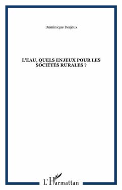 L'EAU, QUELS ENJEUX POUR LES SOCIETES RURALES ? (eBook, PDF)