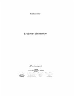 Discours diplomatique (eBook, ePUB) - Villar Constanze