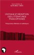 Critique et reception des litteartures... - Bild 1