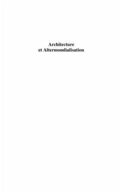 Cover Architecture et altermondialisation (eBook, PDF)