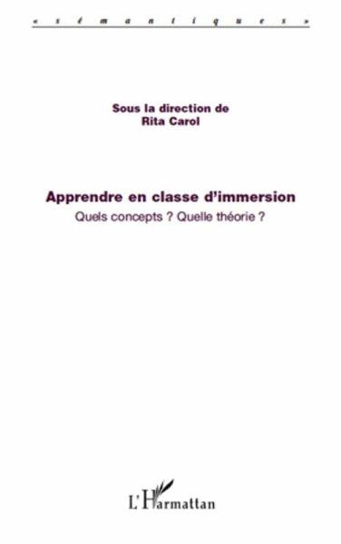 Apprendre en classe d'immersion (eBook, ePUB)