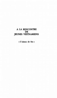 Cover LA RENCONTRE DE JEUNES VIETNAMIENS &quote;L'OISEAU DE FEU &quote; (eBook, PDF)