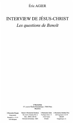 Cover Interview de jesus-christ (eBook, ePUB)