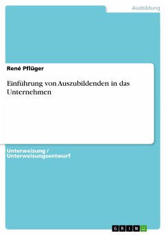Einführung von Auszubildenden in das Unternehmen (eBook, PDF) - Pflüger, René