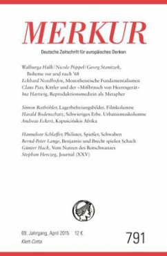 MERKUR Deutsche Zeitschrift für europäisches Denken