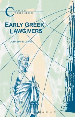 Cover Early Greek Lawgivers (eBook, PDF)