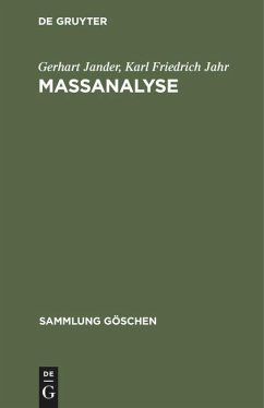 Massanalyse - Jander, Gerhart;Jahr, Karl Friedrich