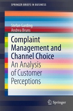 Complaint Management and Channel Choice - Garding, Stefan;Bruns, Andrea