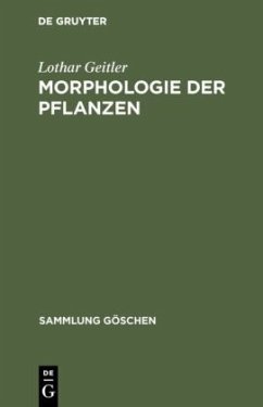 Morphologie der Pflanzen - Geitler, Lothar