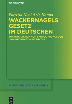 Wackernagels Gesetz im Deutschen - Noel Aziz Hanna, Patrizia