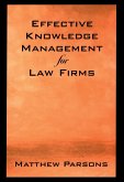 Effective Knowledge Management for Law Firms (eBook, ePUB)