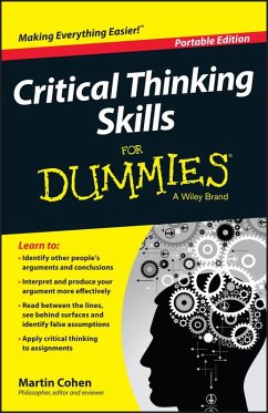 Critical Thinking Skills For Dummies (eBook, ePUB) - Cohen, Martin