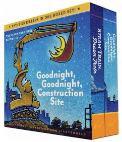 Goodnight, Goodnight, Construction Site and Steam Train, Dream Train Board Books Boxed Set - Rinker, Sherri Duskey