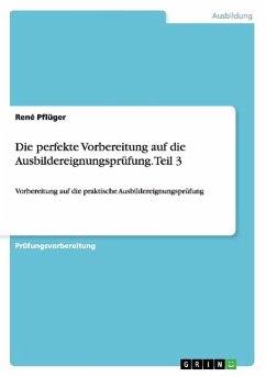 Die perfekte Vorbereitung auf die Ausbildereignungsprüfung. Teil 3 - Pflüger, René