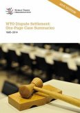 Wto Dispute Settlement: One-Page Case Summaries