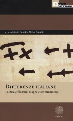 Cover Differenze italiane. Politica e filosofia: mappe e sconfinamenti