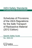 Schedules of Provisions of the IAEA Regulations for the Safe Transport of Radioactive Material, 2012 Edition