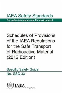 Schedules of Provisions of the IAEA Regulations for the Safe Transport of Radioactive Material