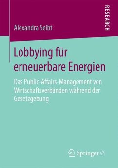 Lobbying für erneuerbare Energien - Seibt, Alexandra