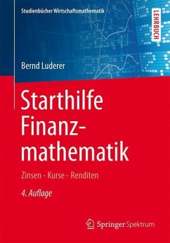 Starthilfe Finanzmathematik - Luderer, Bernd