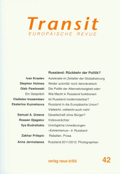 Transit 42. Europäische Revue (eBook, ePUB) - Krastev, Ivan; Holmes, Stephen; Pawlowski, Gleb