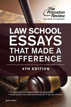 Law School Essays That Made a Difference, 6th Edition (eBook, ePUB) - The Princeton Review