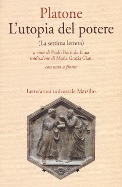 Cover L' utopia del potere (La settima lettera). Testo greco a fronte