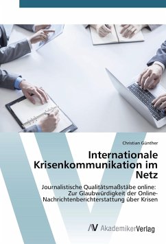 Internationale Krisenkommunikation im Netz - Günther, Christian