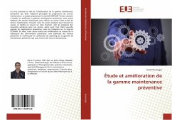 Étude et amélioration de la gamme maintenance préventive - Bourezgui, Ismaïl