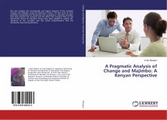 A Pragmatic Analysis of Change and Majimbo: A Kenyan Perspective