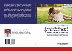 Numerical Methods and Algorithms using Matlab Programming Language Numerical Methods and Algorithms using Matlab Programming Language