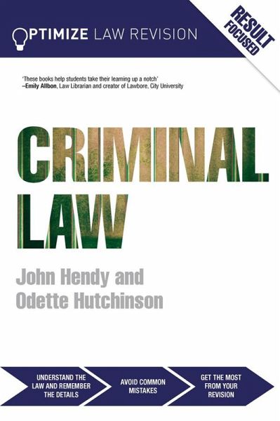Optimize Criminal Law (eBook, ePUB) Optimize Criminal Law (eBook, ePUB)