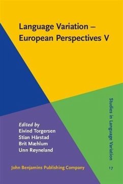 Language Variation - European Perspectives V (eBook, PDF)