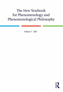 The New Yearbook for Phenomenology and Phenomenological Philosophy (eBook, ePUB)