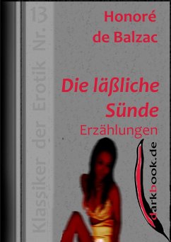 Die läßliche Sünde - Erzählungen (eBook, ePUB) - de Balzac, Honoré