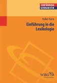 Einführung in die Lexikologie (eBook, PDF) Einführung in die Lexikologie (eBook, PDF)