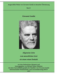 Gentile-Edition, Band 1 (eBook, ePUB) - Gentile, Giovanni