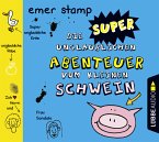 Die super unglaublichen Abenteuer vom kleinen Schwein / Tagebuch vom kleinen Schwein Bd.2, Audio-CD