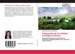 Valoración de la calidad ecológica urbana - Gómez Castañón, Sylvia Briseida