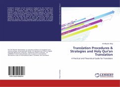Translation Procedures & Strategies and Holy Qur'an Translation - Albashir Alhaj, Ali