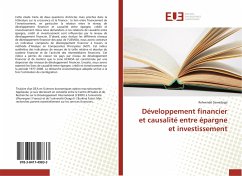 Développement financier et causalité entre épargne et investissement - Sawadogo, Relwendé